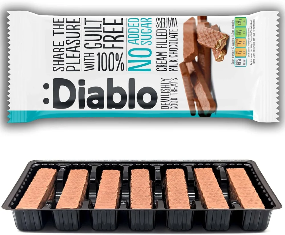 Balance Maltitol Gauffre Chocolat Lait   Pack de 2