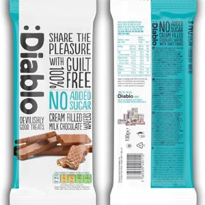 Balance Maltitol Gauffre Chocolat Lait   Pack de 2