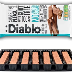 Balance Maltitol Gauffre Chocolat Lait   Pack de 2