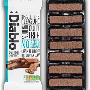 Balance Maltitol Gauffre Chocolat Lait   Pack de 2